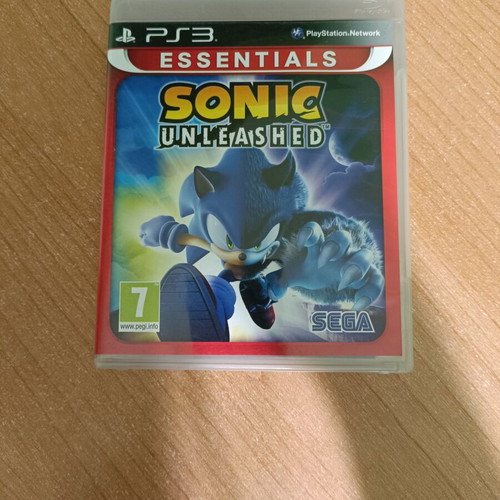 Sonic Unleashed PS3 Essentials game like new