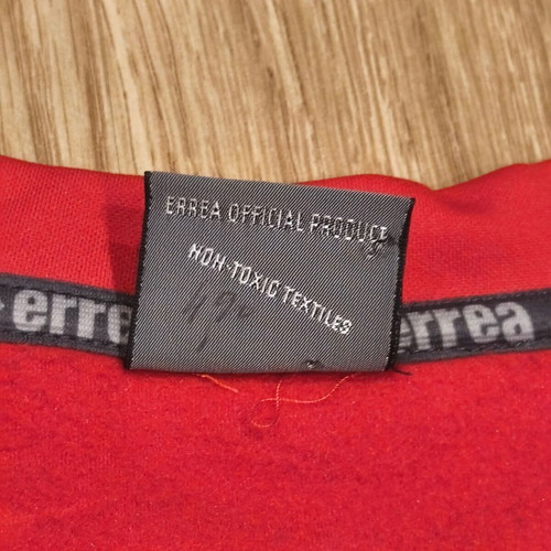 Errea SV ARC Alphen Aan Den Rijn Red Soccer Training Top Sweatshirt Mens XL used