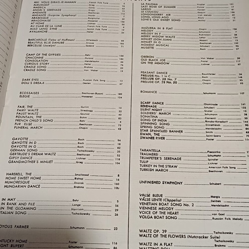 Piano Pieces for Children sheet music used, English edition