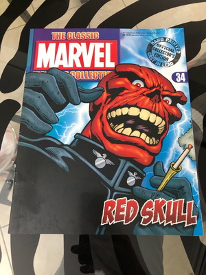 Marvel Classic Figurines Magazine 34 Red Skull like new, English