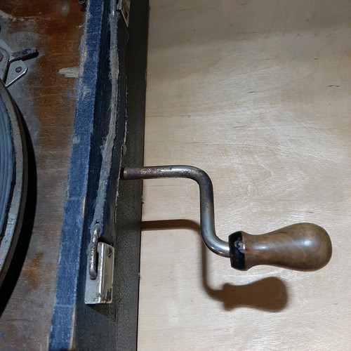Antique Gramophone used 1920-30 with visible signs of wear