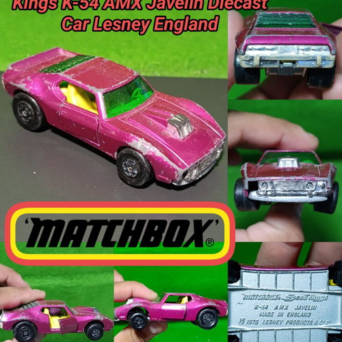 Matchbox Speed Kings K-54 AMX Javelin Diecast Car 1975 used