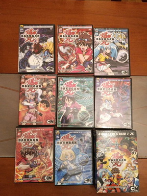 Bakugan Battle Brawlers, 8 DVD με επεισόδια 1-26 στα ελληνικά