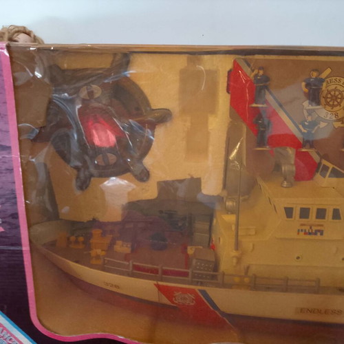 Super Patrol Boat No 328 B 1992 new, collectible toy with remote control