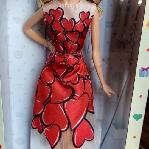 Barbie Signature 2018 60th Anniversary Celebration Heart Dress
