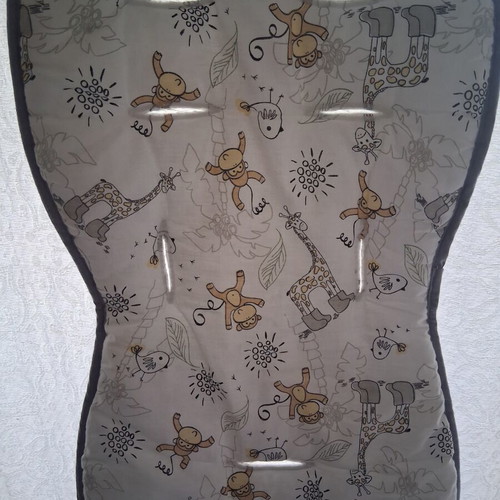 Stroller Protective Cover like new with safety belt slots