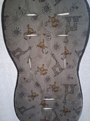 Stroller Protective Cover like new with safety belt slots
