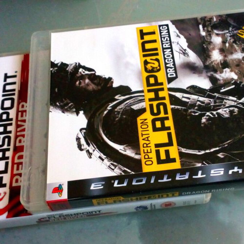 Operations Flashpoint Dragon Rising and Red River video games for PlayStation 3 like new