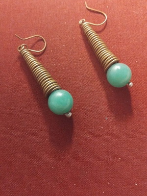 Vintage earrings used collectible