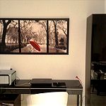 ΠΙΝΑΚΑΣ - Ελαιοτυπία Πολύπτυχο, με θέμα Red Umbrella με την υπογραφή του Καλλιτέχνη Anastasiadis Harry