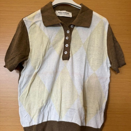Vassia Kostara top like new, size S, green