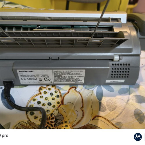 Panasonic fax KX-FP205 used with closed ink