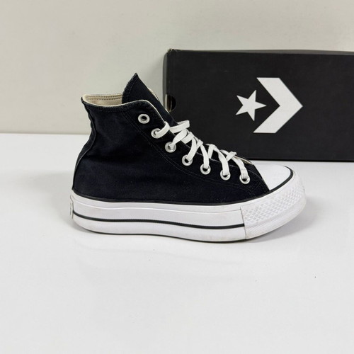 Converse Chuck Taylor All Star Lift Platform High Top used, black, size 37