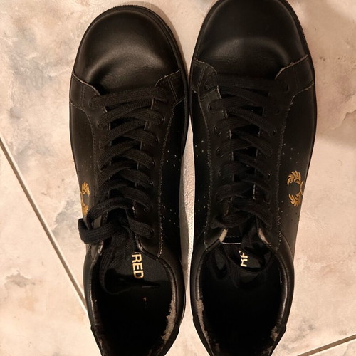 Fred Perry men's shoe used, black, size 43