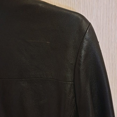 Ralph Lauren women's leather coat like new, black, size S