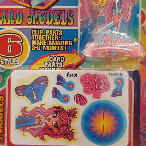 3D Card Models Puzzle Cute Girls new by Focus