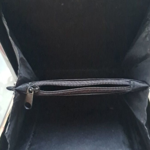 Black vintage evening bag clutch with 3D embroidery, like new