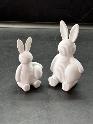 Easter decorative bunnies set of 2 new
