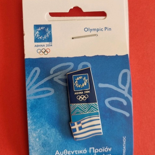 Olympic pin set Athens 2004 new, 4 pieces