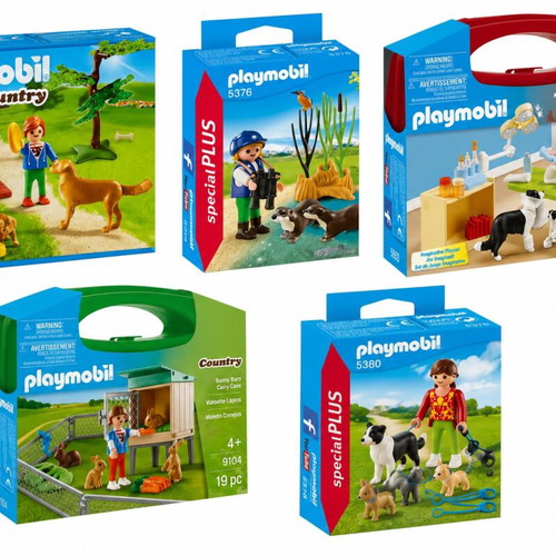 Playmobil Animal-Themed Bundle like new, 5 retired sets