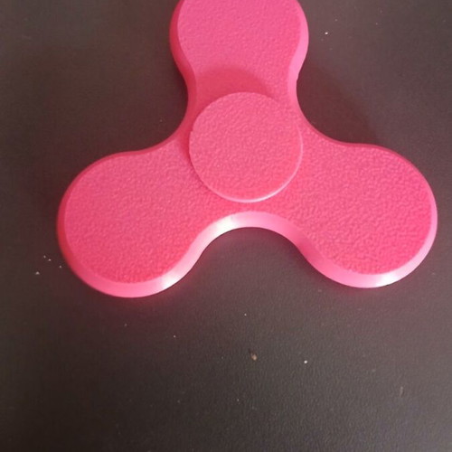 Fidget Spinner Pink 3D Printed New, Lightweight, Functional