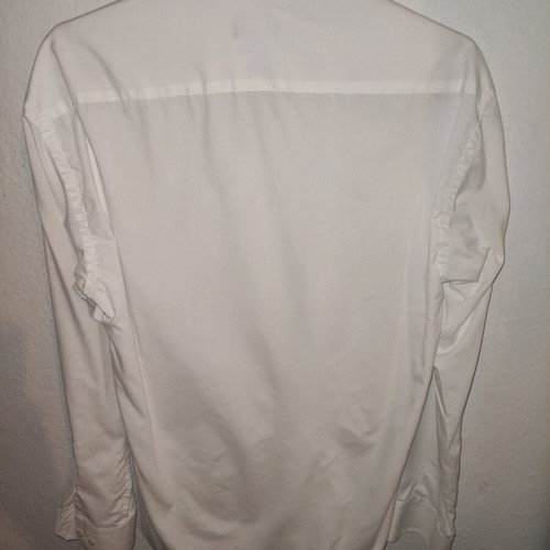 White men's dress shirt size medium like new
