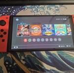 Nintendo Switch OLED Mario edition σαν καινούργιο με Mario Kart 8 και αξεσουάρ