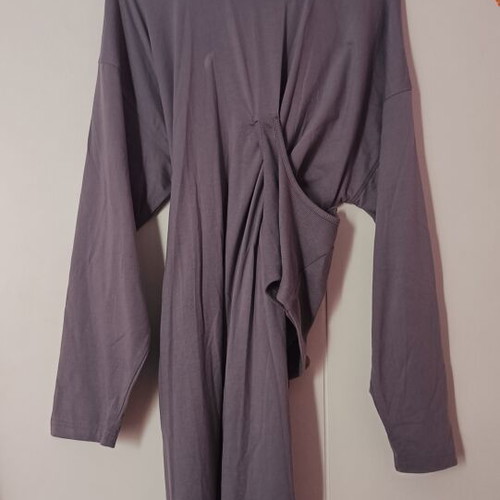 Missguided long-sleeve dress grey like new, size S