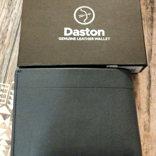 Daston men's wallet new, blue color