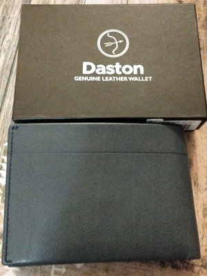 Daston men's wallet new, blue color
