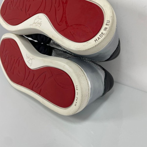 Christian Louboutin Master Key Flat Neo3D sneakers used size 37.5 black silver