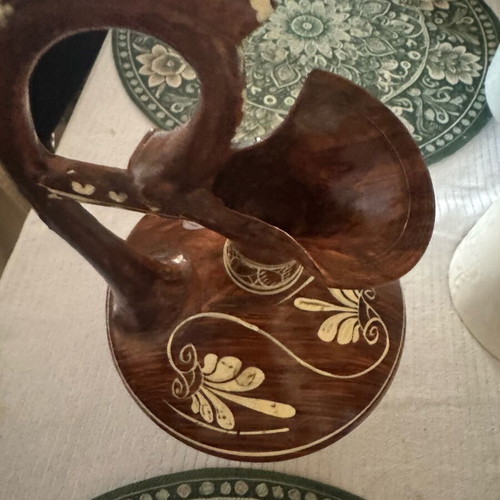 Amphora hand painted 25 cm height like new