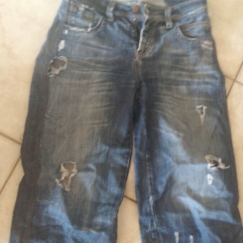 Attrattivo denim zip-culottes used, size M, blue