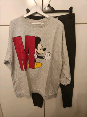 H&M Mickey Mouse women's sweatshirt like new, grey
