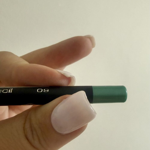 Erre Due Silky Eye Liner Pencil Metallic Dark Green Blue Soft