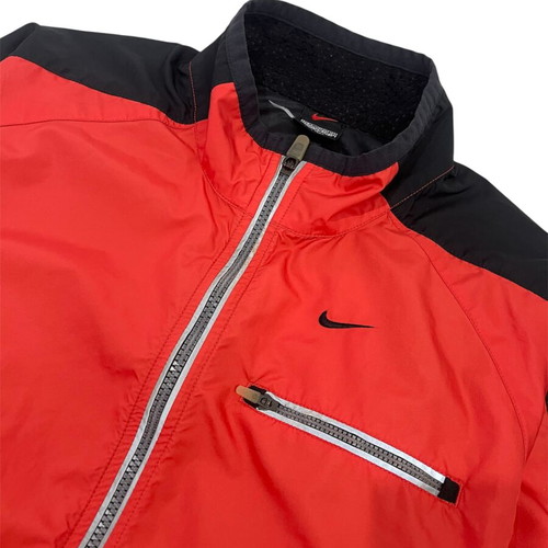 Nike 90’s Vintage Windbreaker like new, black and orange, XL
