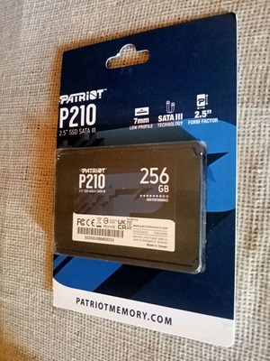Patriot P210 SSD 256GB 2.5" Sata 3 καινούργιο, ανοιγμένη συσκευασία