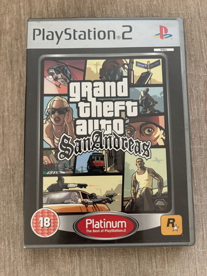 Grand Theft Auto San Andreas παιχνίδι PlayStation 2 μεταχειρισμένο, αγγλικό