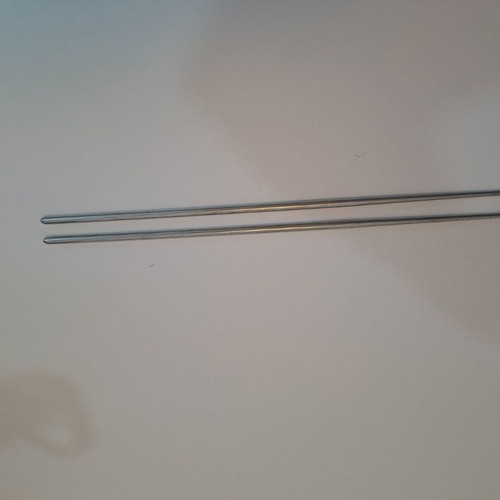 Chopsticks silicone used, metal and silicone, Seria Japan