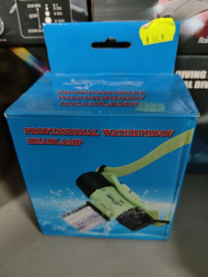 Φακός καταδυτικός με υποδοχή μπαταριών καινούργιος