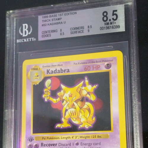 1st edition kadabra pokemon card 1999 - Shadowless Kadabra 1999 Pokemon TCG Base