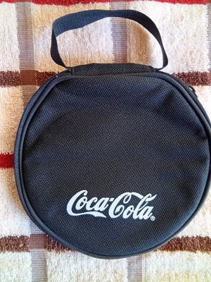 Coca Cola CD case like new, holds 10 CDs