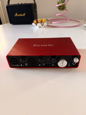 Focusrite Scarlett 2i4 2nd Generation audio interface used