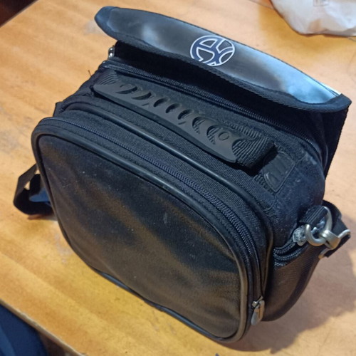 Bagster small tank bag used with waterproof cover