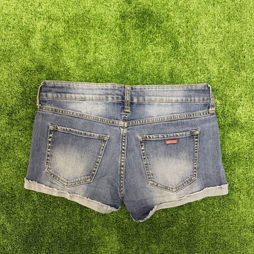 MNG denim women's shorts like new, blue and black