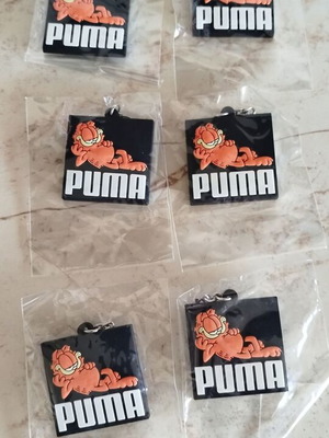Μπρελόκ Puma πορτοκαλί καινούργια, πακέτο 6 τεμαχίων