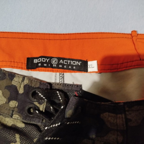 Body Action men's swim shorts XL camouflage, like new