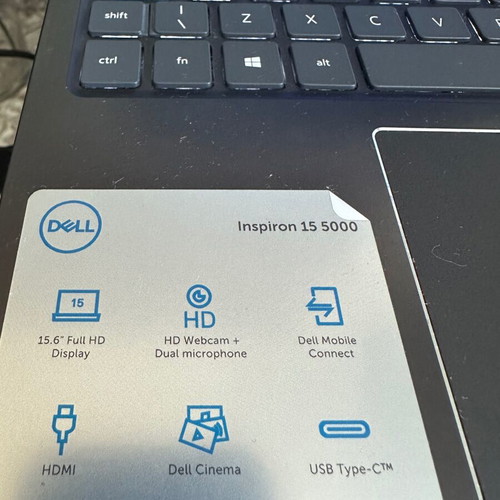 Dell Inspiron 15.6" FHD i7-1165G7 8GB 512GB SSD Windows 11 Home σαν καινούργιο