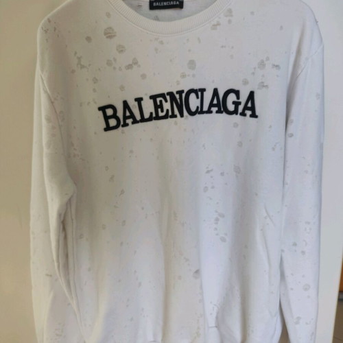 Balenciaga white sweatshirt like new unisex