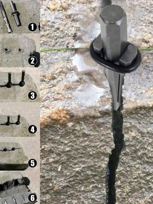 Steel rock splitters new, 16mm diameter, 145mm length